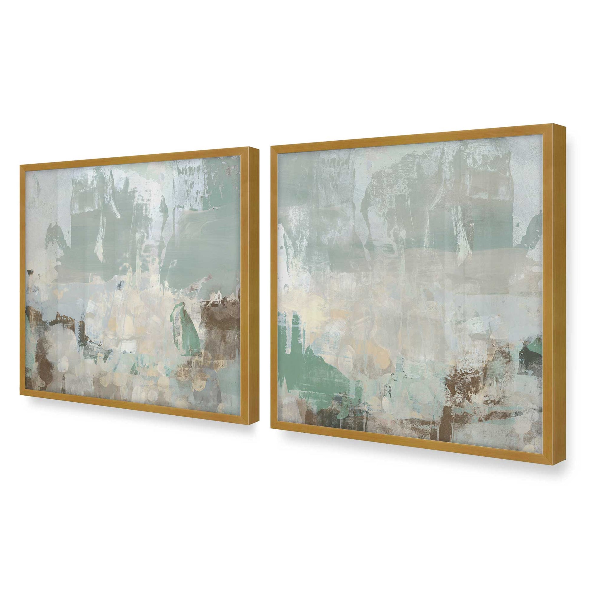 [Color:Polished Gold], Picture of art in a Polished Gold frame of the corner