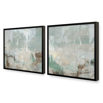 [Color:Satin Black], Picture of art in a Satin Black frame at an angle