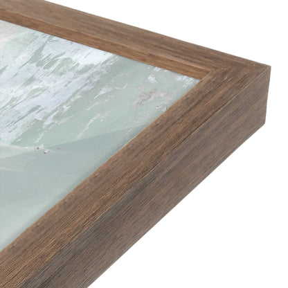 [Color:Walnut], Picture of art in a Walnut frame of the corner