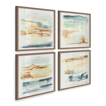 [Color:Walnut], Picture of art in a Walnut frame at an angle