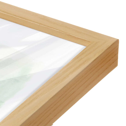 [Color:American Maple], Picture of art in a American Maple frame of the corner