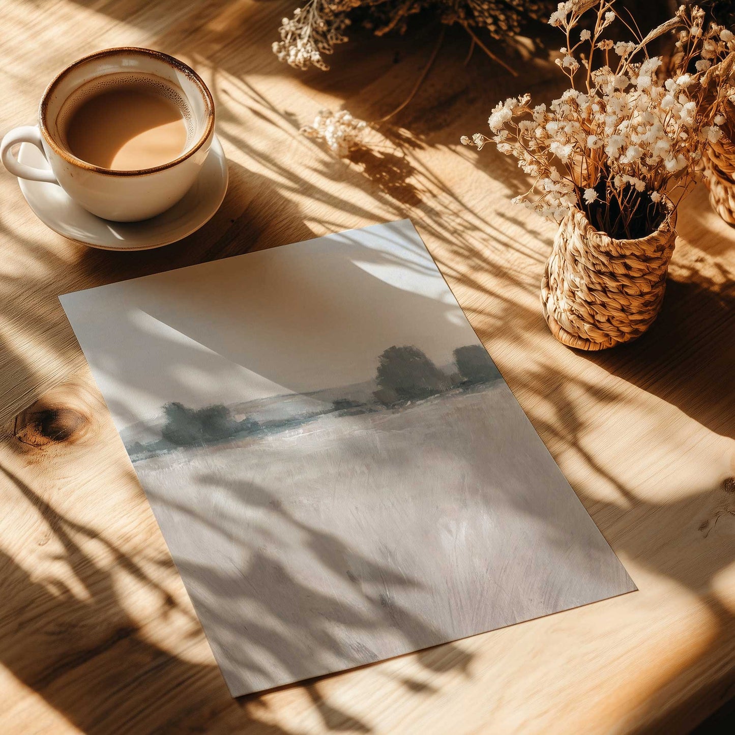 Soft Prairie Morning I Art Print