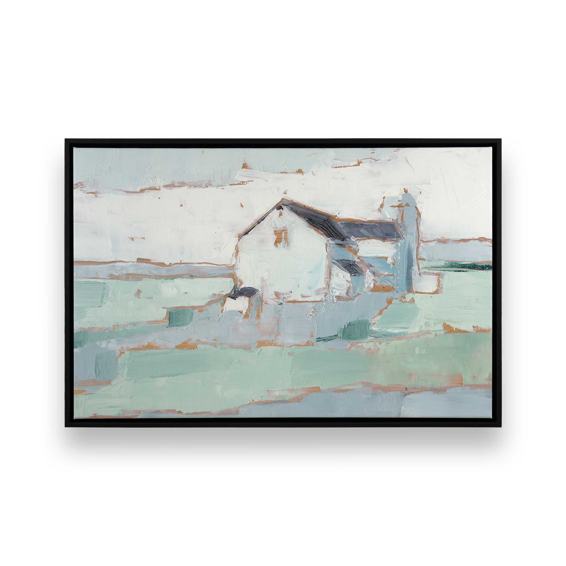 [Color:Satin Black], Picture of art in a Satin Black frame