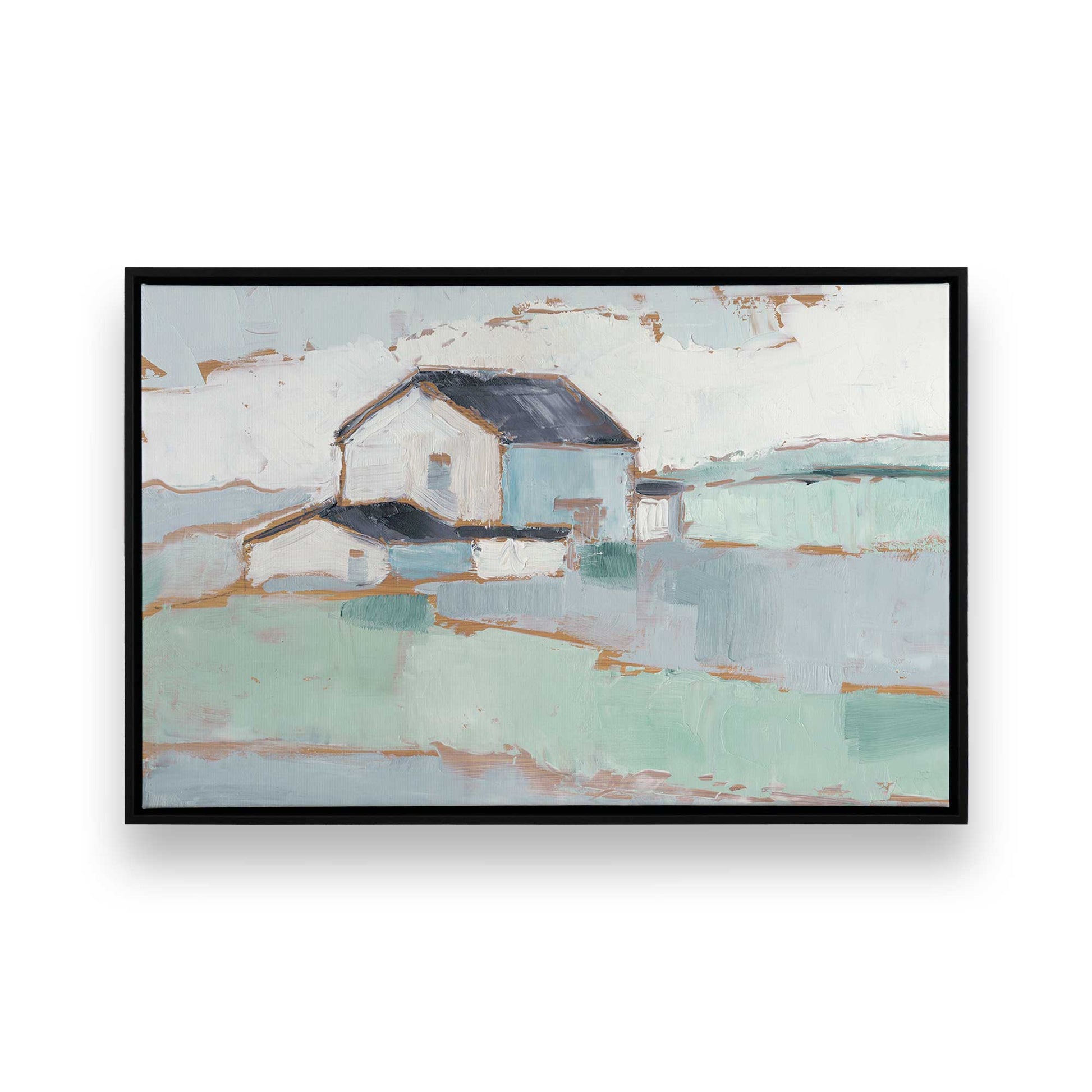 [Color:Satin Black], Picture of art in a Satin Black frame