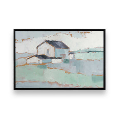 [Color:Satin Black], Picture of art in a Satin Black frame