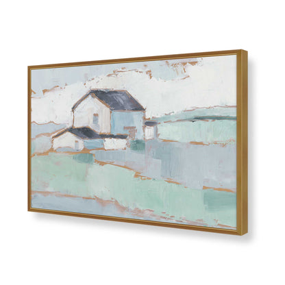 [Color:Polished Gold], Picture of art in a Polished Gold frame of the corner