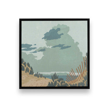 [Color:Satin Black], Picture of art in a Satin Black frame