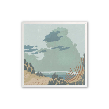 [Color:Opaque White], Picture of art in a Opaque White frame