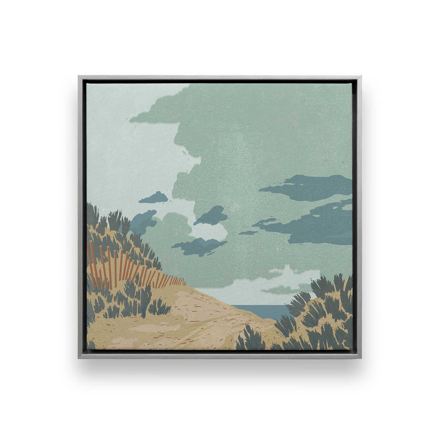 [Color:Polished Chrome], Picture of art in a Polished Chrome frame