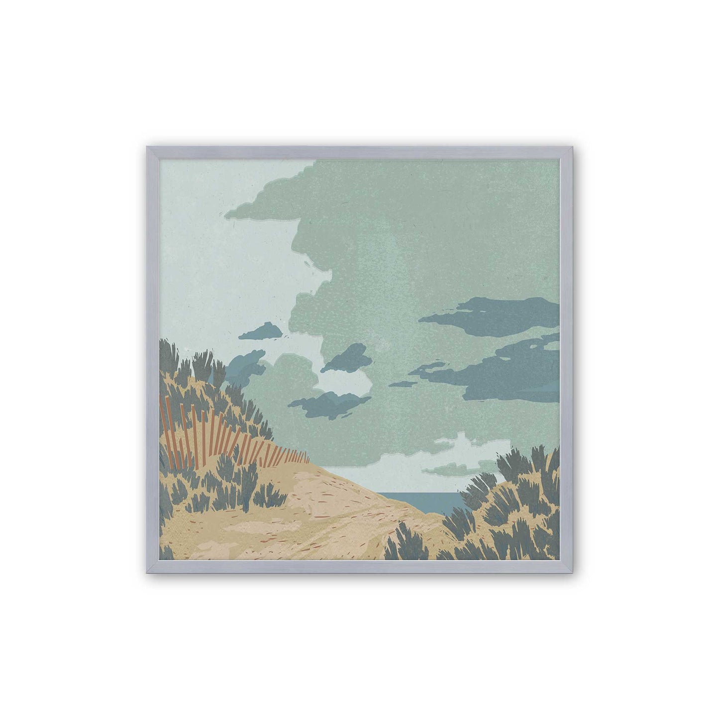 [Color:Polished Chrome], Picture of art in a Polished Chrome frame