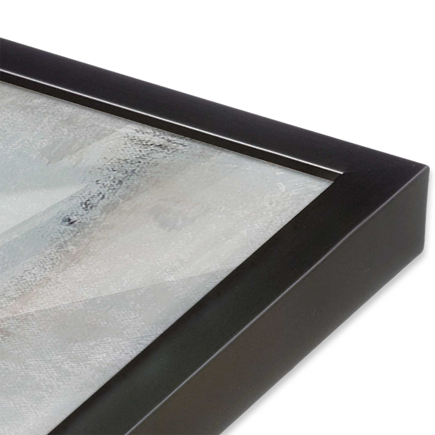 [Color:Weathered Zinc], Picture of art in a Weathered Zinc frame at an angle