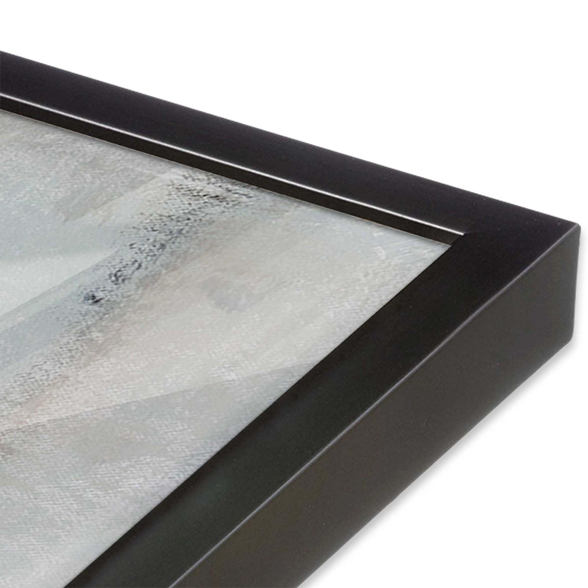 [Color:Weathered Zinc], Picture of art in a Weathered Zinc frame at an angle