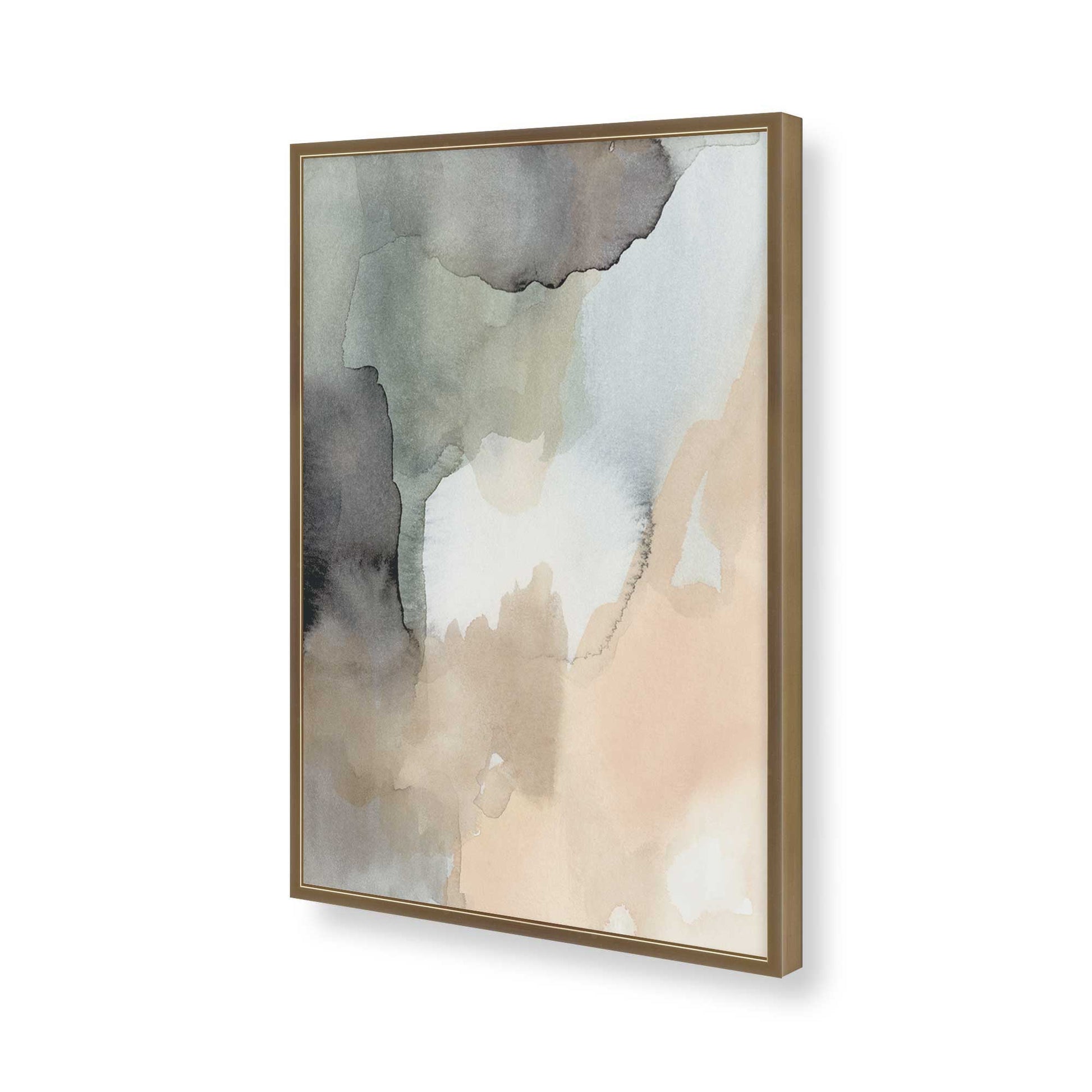 [Color:Brushed Gold], Picture of art in a Brushed Gold frame of the corner