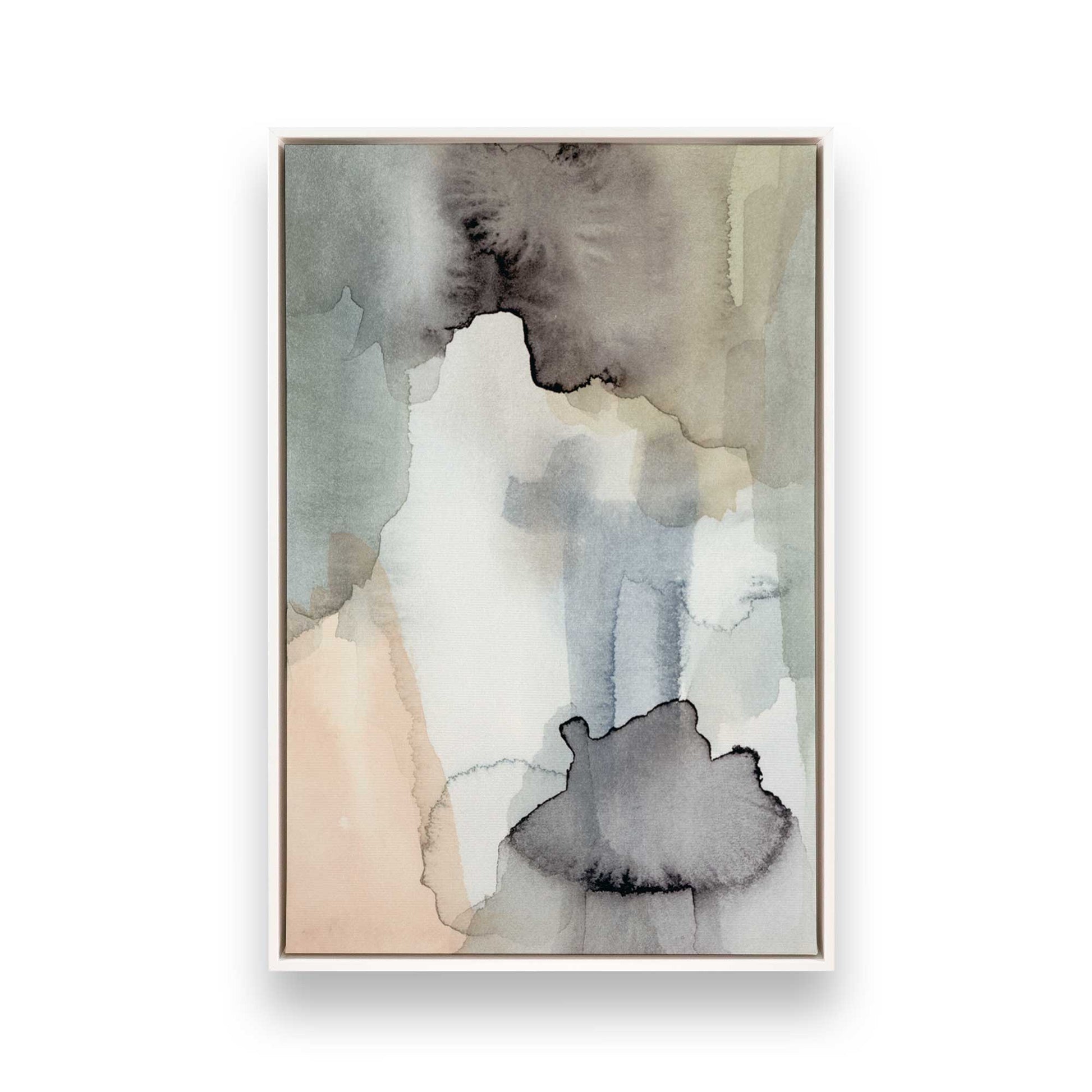 [Color:Opaque White], Picture of art in a White frame
