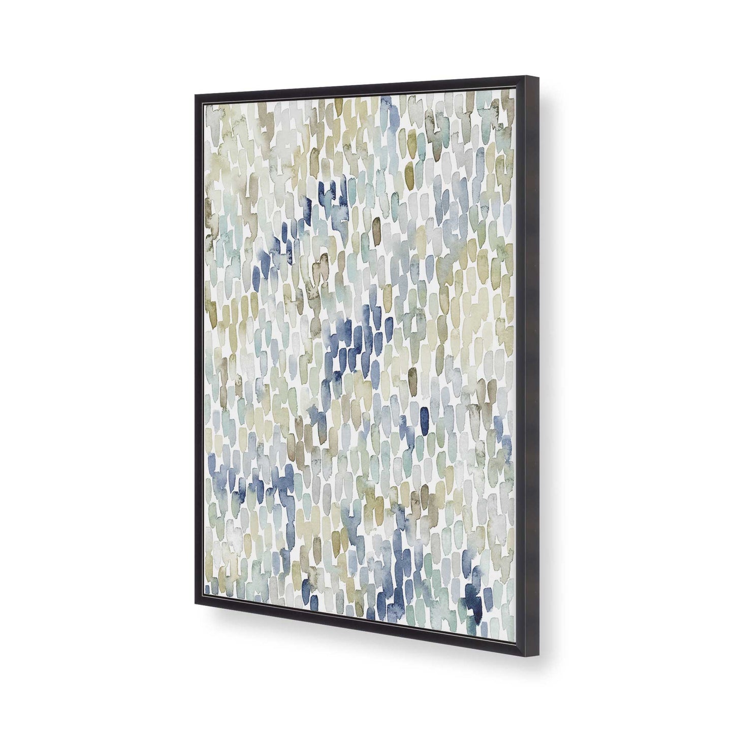 [Color:Weathered Zinc], Picture of art in a Weathered Zinc frame of the corner