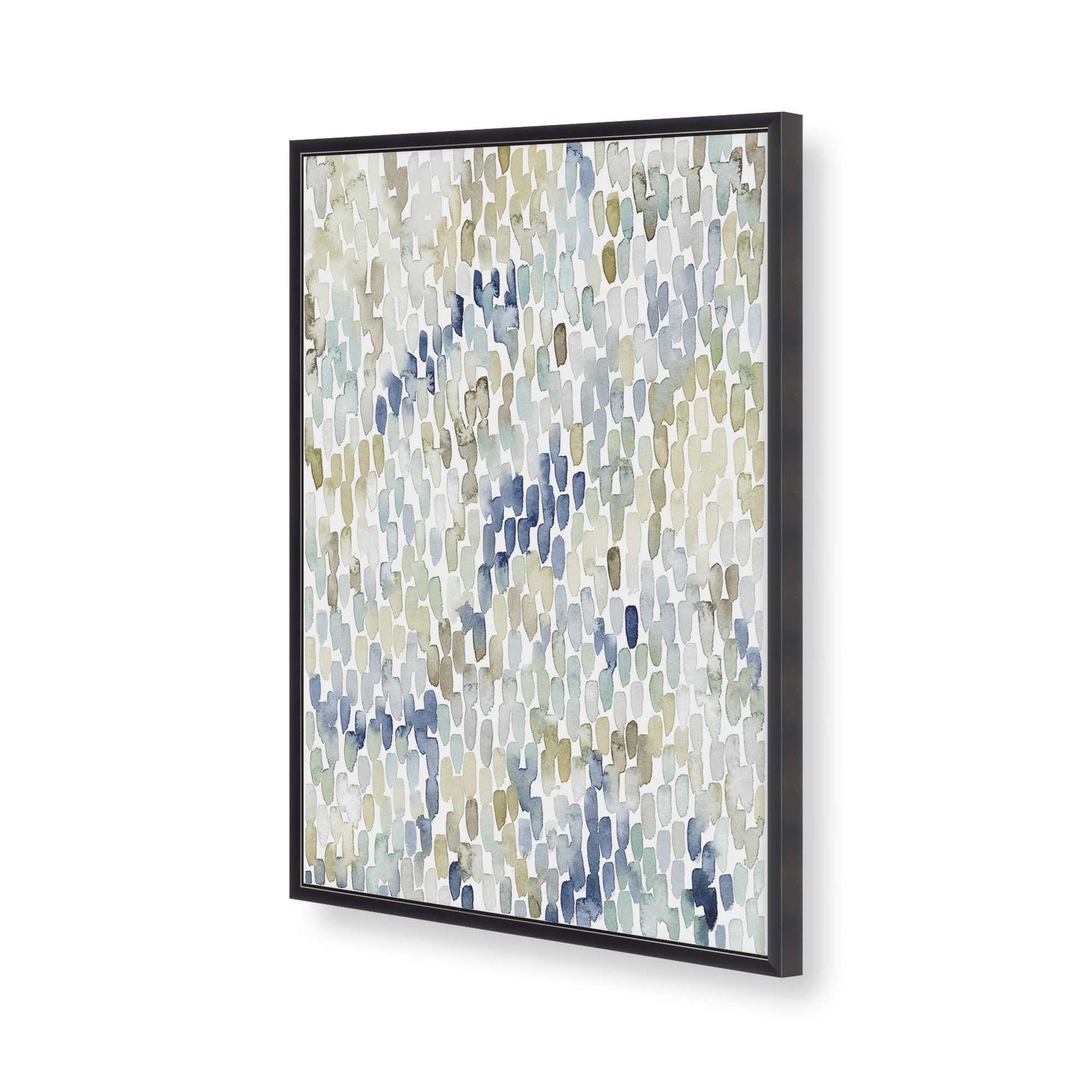 [Color:Weathered Zinc], Picture of art in a Weathered Zinc frame of the corner