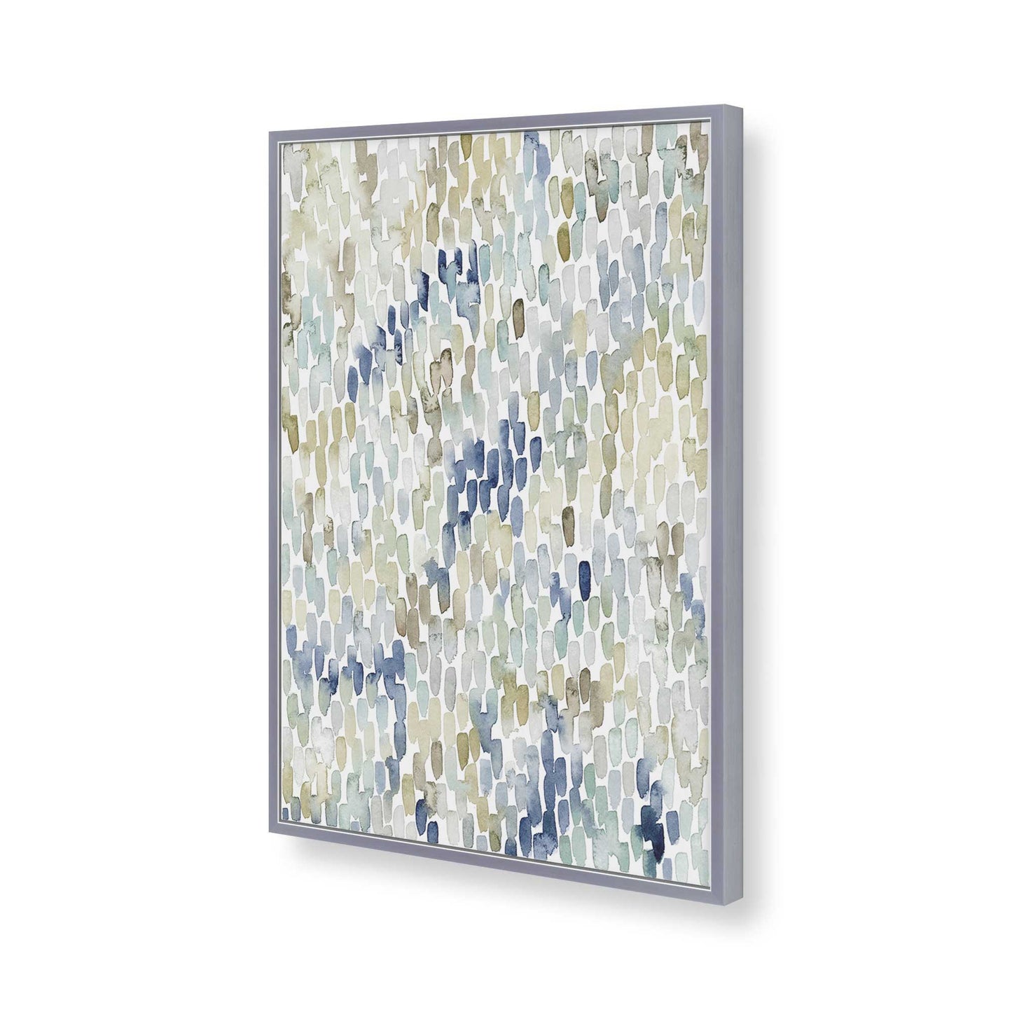 [Color:Polished Chrome], Picture of art in a Polished Chrome frame of the corner