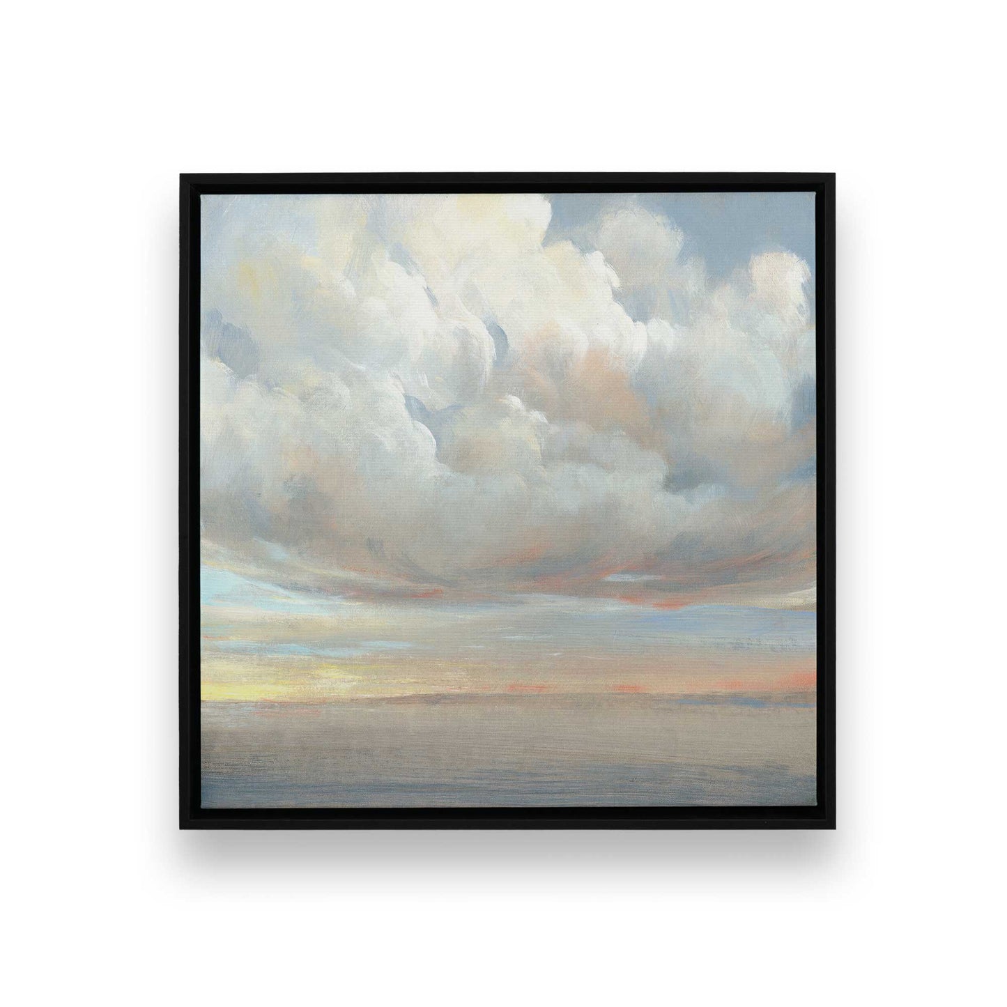 [Color:Satin Black], Picture of art in a Satin Black frame