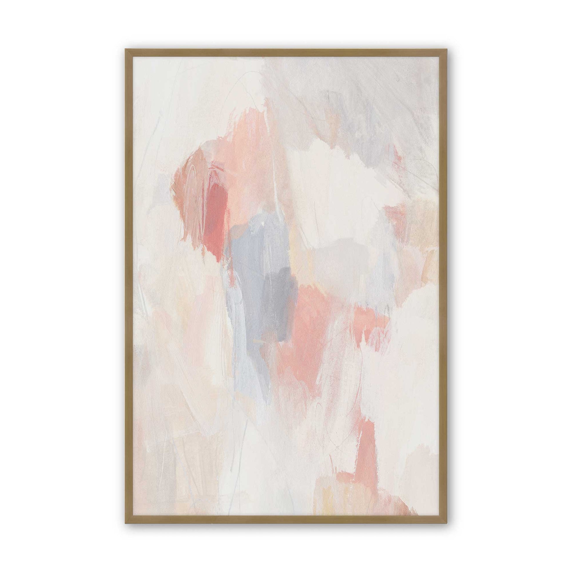 [Color:Brushed Gold], Picture of art in a Brushed Gold frame