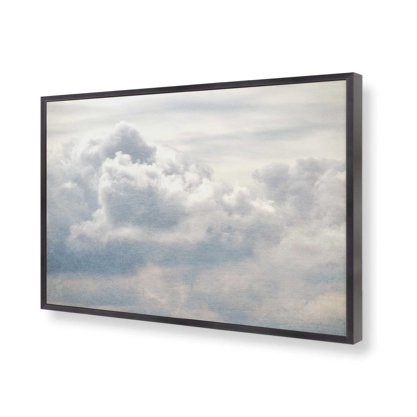 [Color:Weathered Zinc], Picture of art in a Weathered Zinc frame of the corner