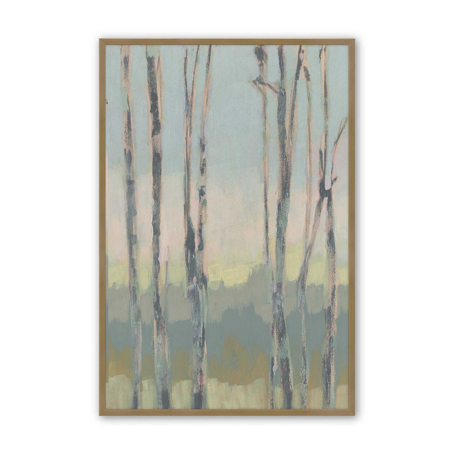 [Color:Brushed Gold], Picture of art in a Brushed Gold frame