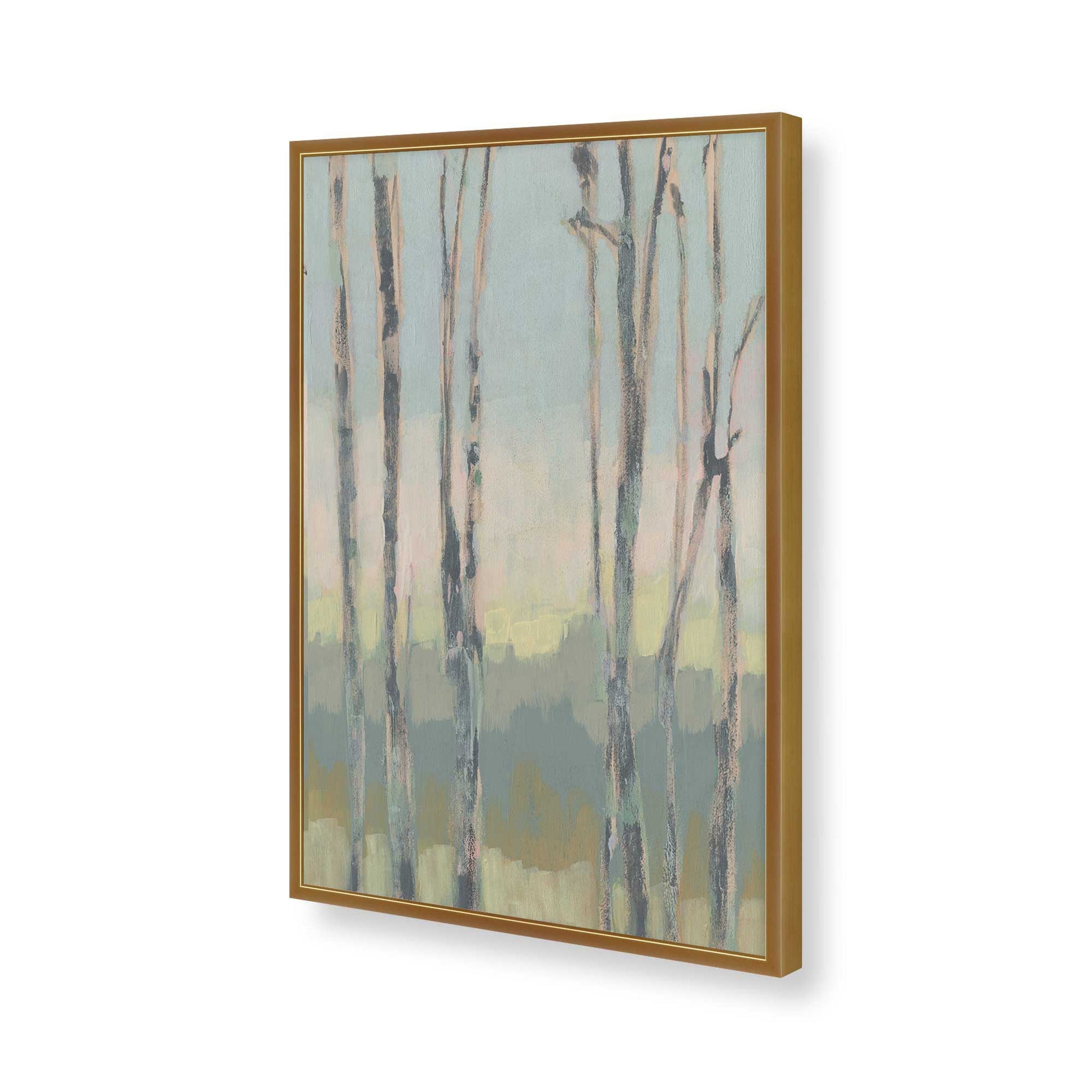 [Color:Polished Gold], Picture of art in a Polished Gold frame of the corner