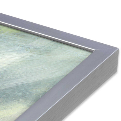 [Color:Polished Chrome], Picture of art in a Polished Chrome frame at an angle