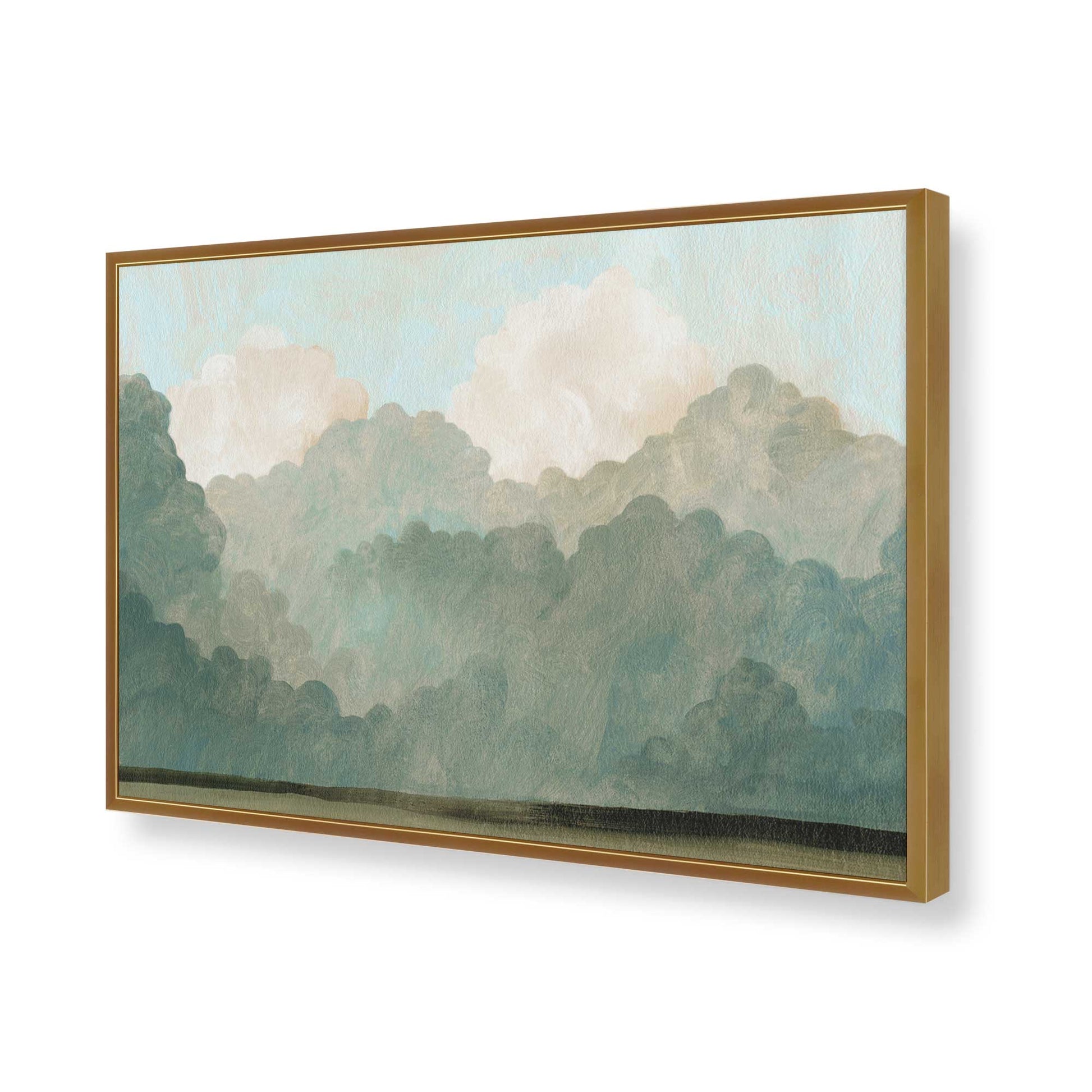 [Color:Polished Gold], Picture of art in a Polished Gold frame of the corner