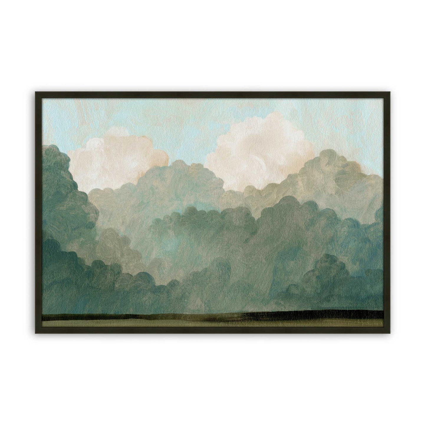 [Color:Satin Black], Picture of art in a Satin Black frame