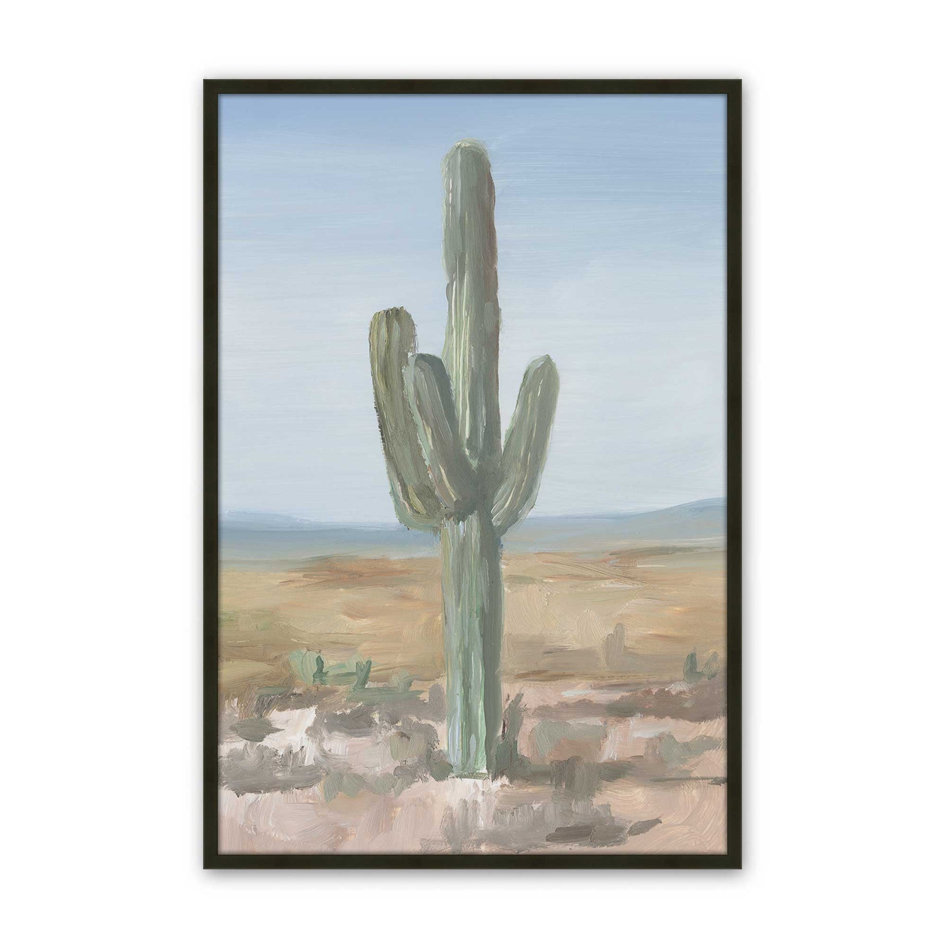 [Color:Satin Black], Picture of art in a Satin Black frame