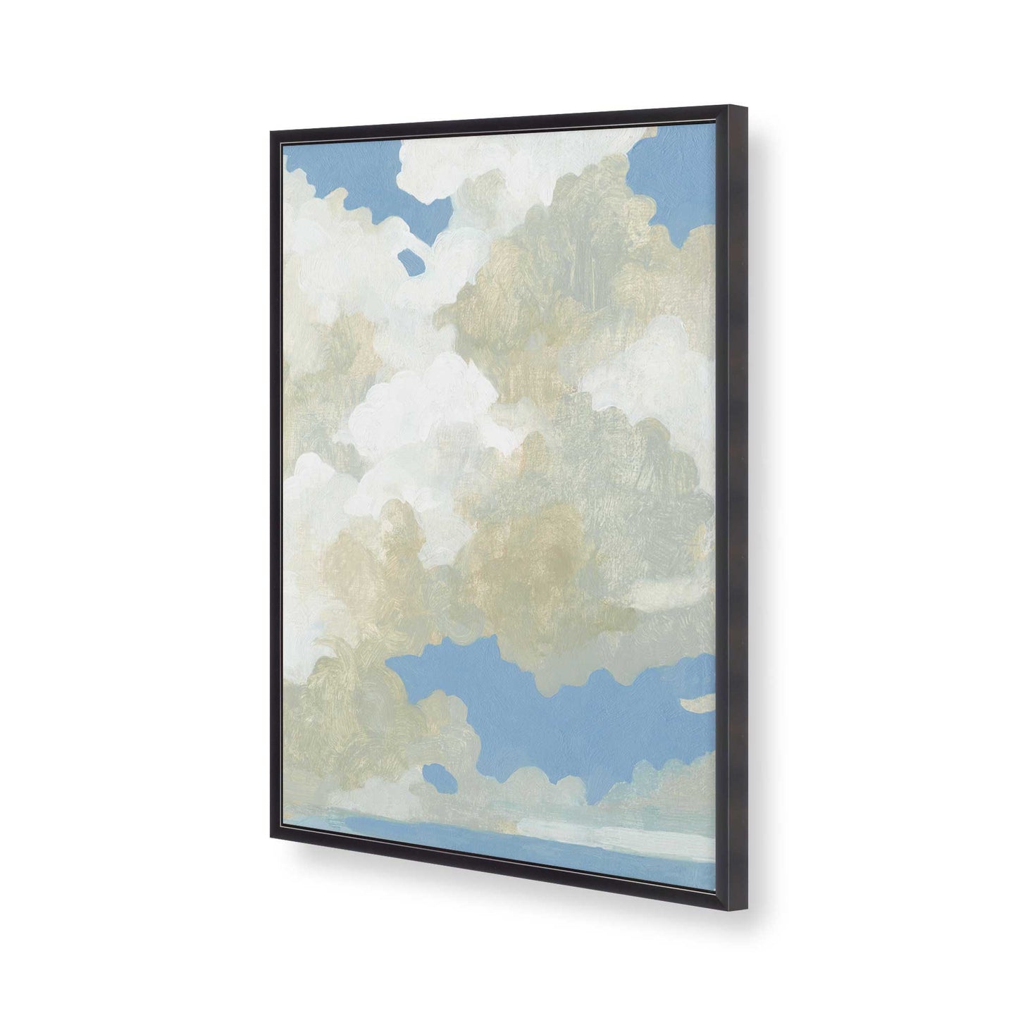 [Color:Weathered Zinc], Picture of art in a Weathered Zinc frame of the corner