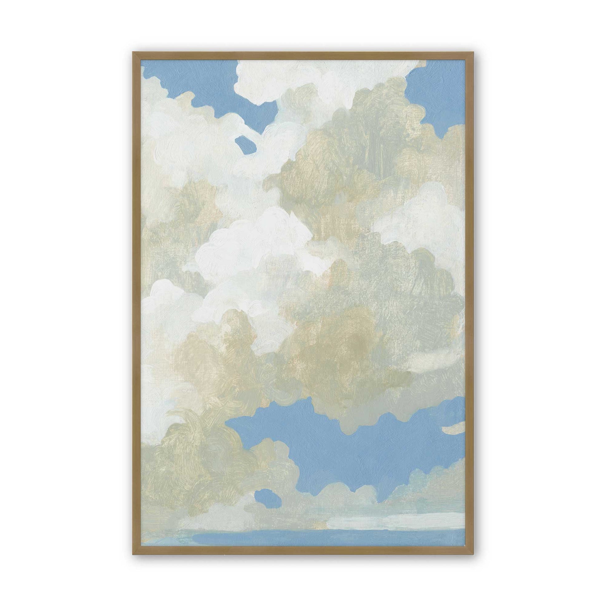 [Color:Brushed Gold], Picture of art in a Brushed Gold frame