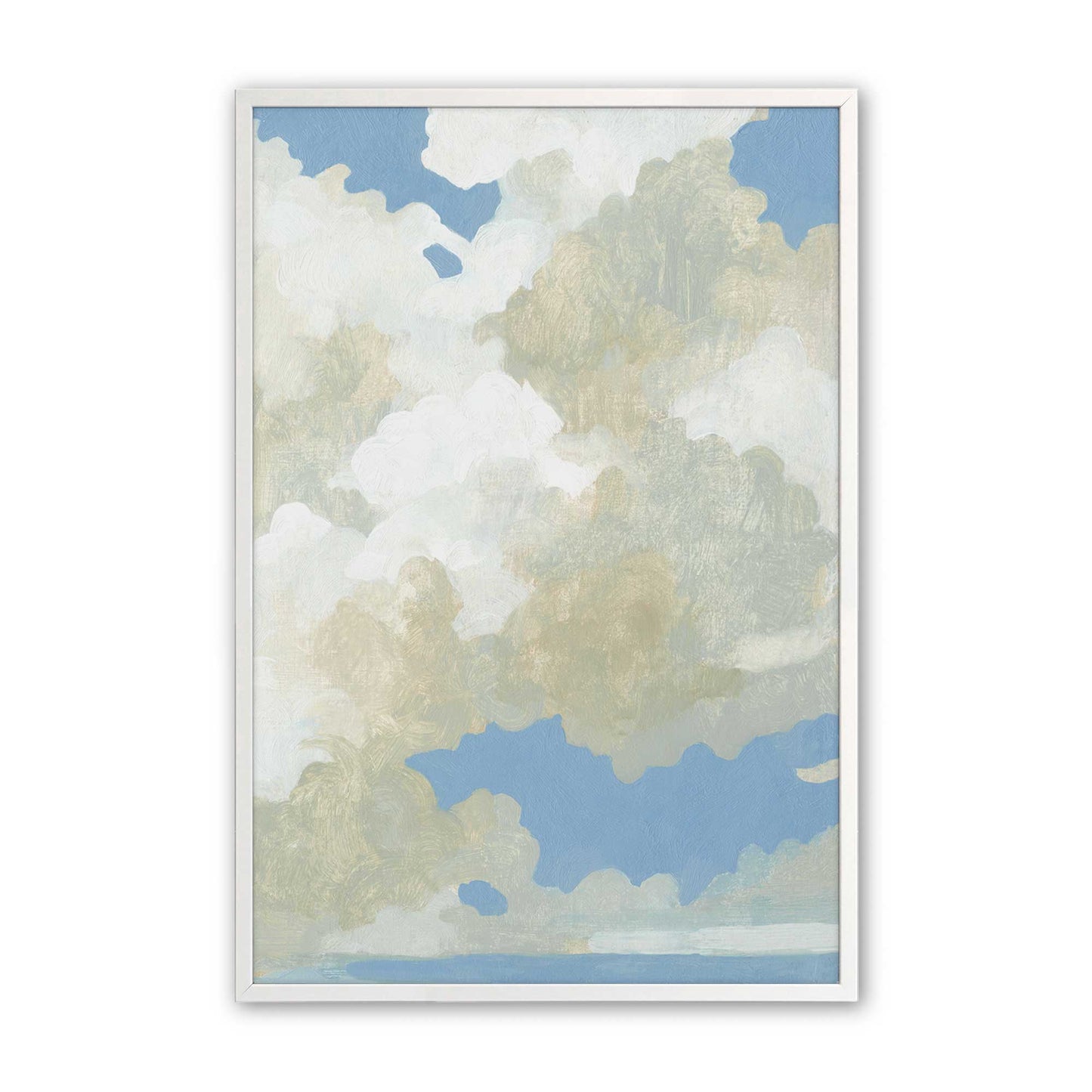 [Color:Opaque White], Picture of art in a Opaque White frame