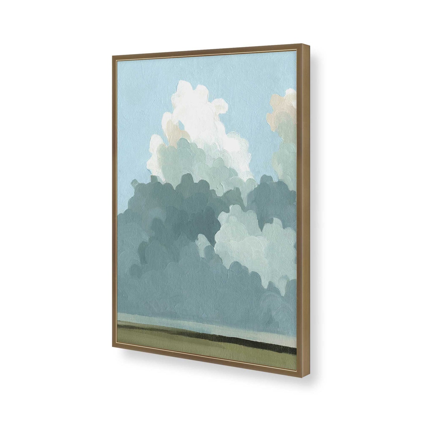[Color:Brushed Gold], Picture of art in a Brushed Gold frame of the corner