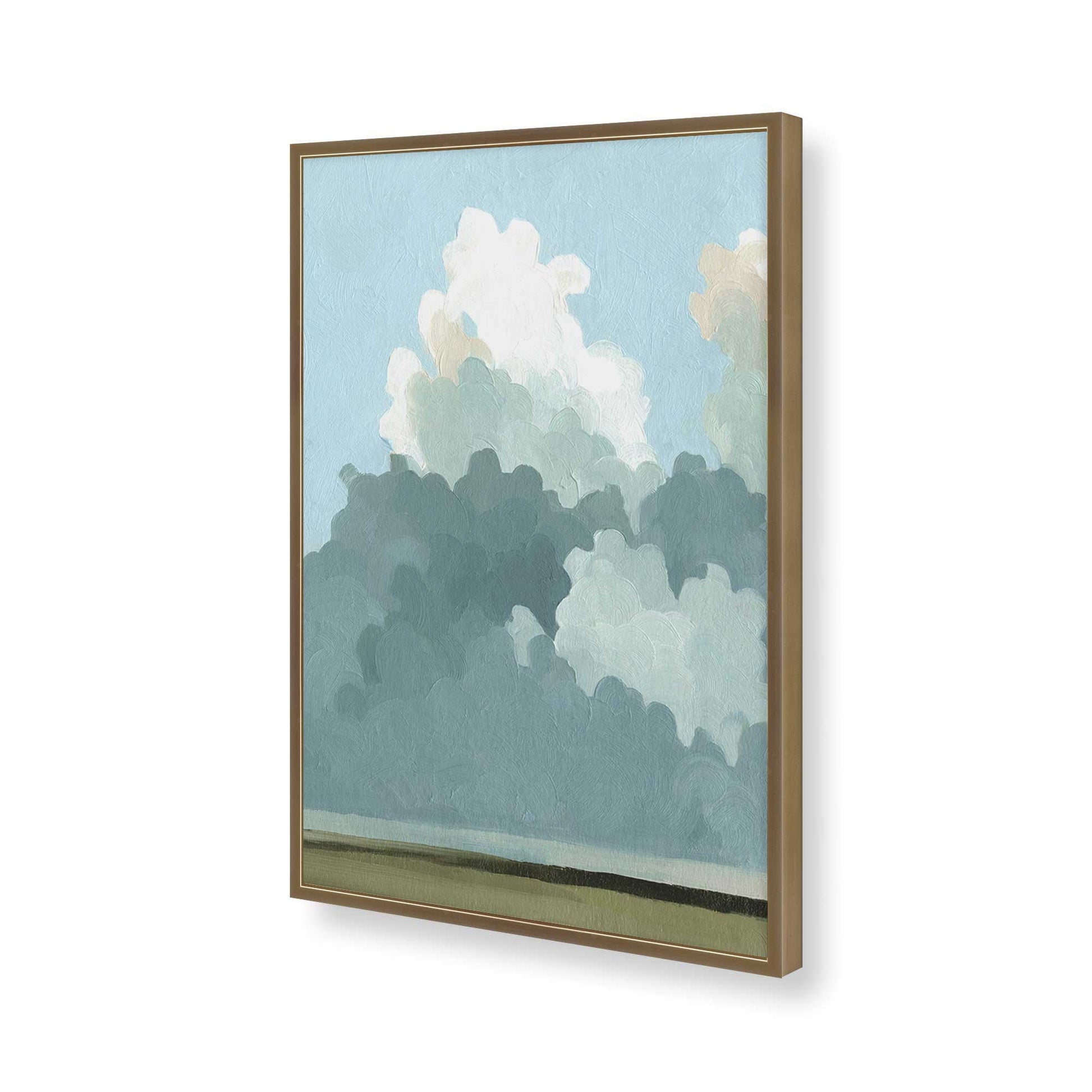 [Color:Brushed Gold], Picture of art in a Brushed Gold frame of the corner