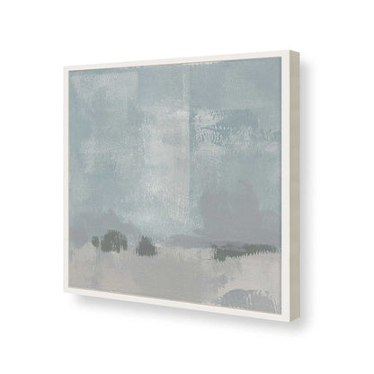 [Color:Opaque White], Picture of art in a Opaque White frame at an angle