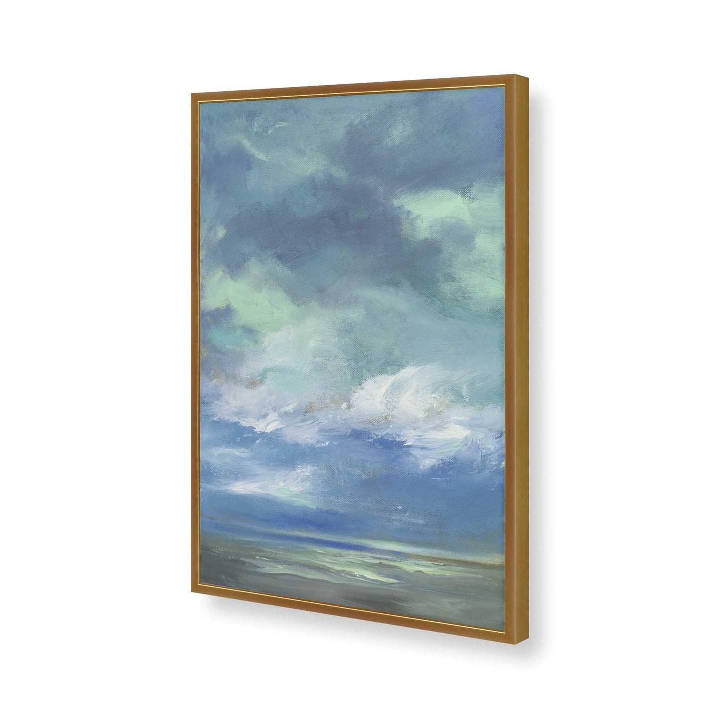[Color:Polished Gold], Picture of art in a Polished Gold frame of the corner