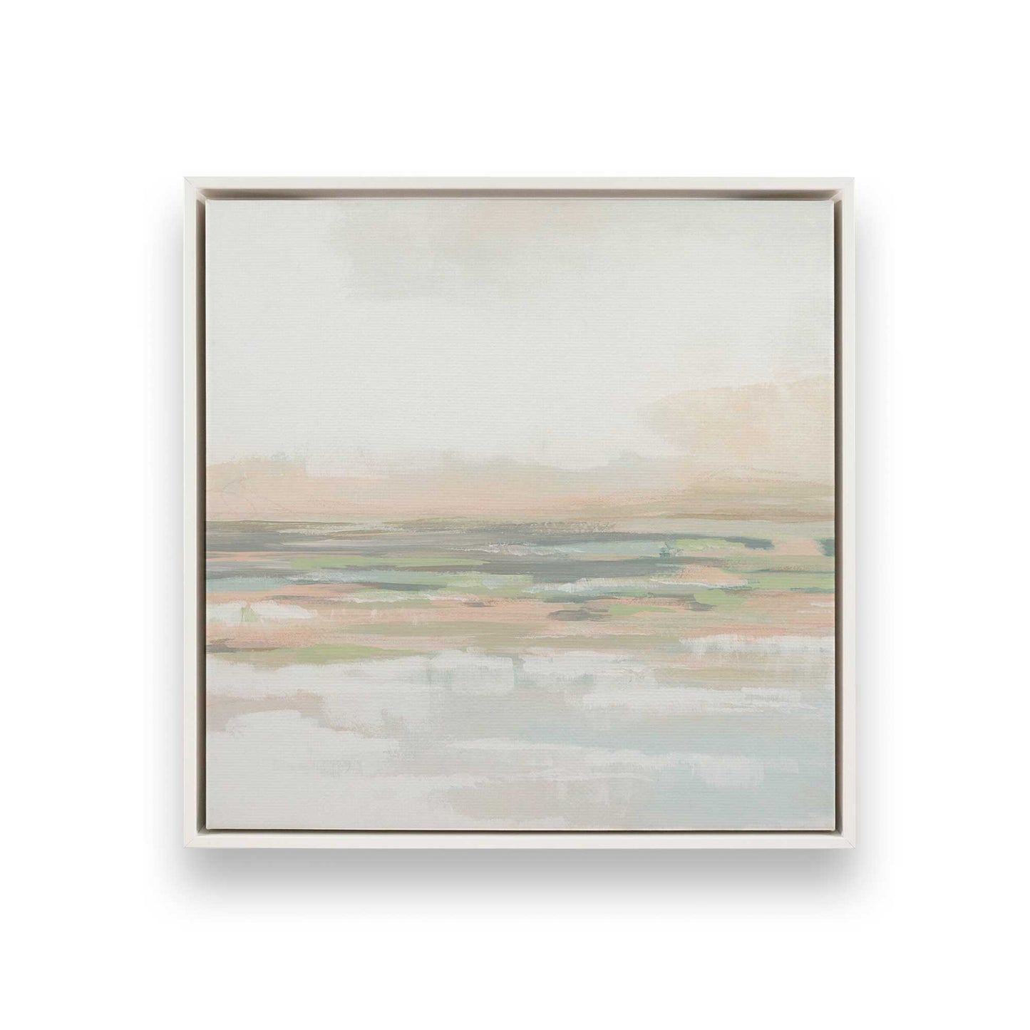 [Color:Opaque White], Picture of art in a White frame