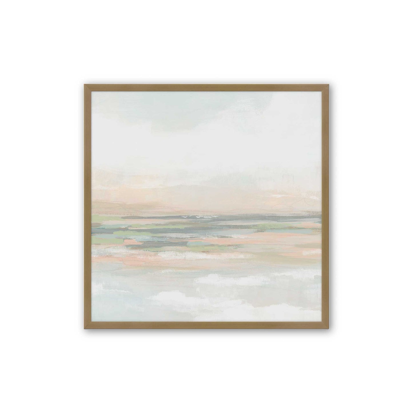 [Color:Brushed Gold], Picture of art in a Brushed Gold frame