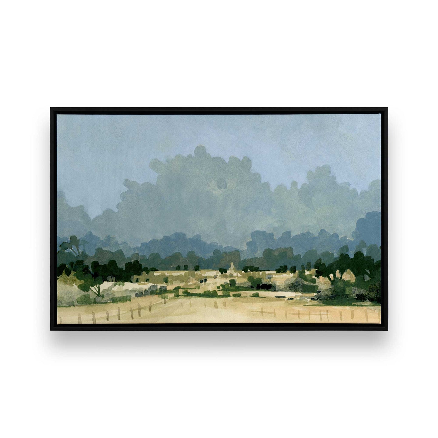 [Color:Satin Black], Picture of art in a Satin Black frame
