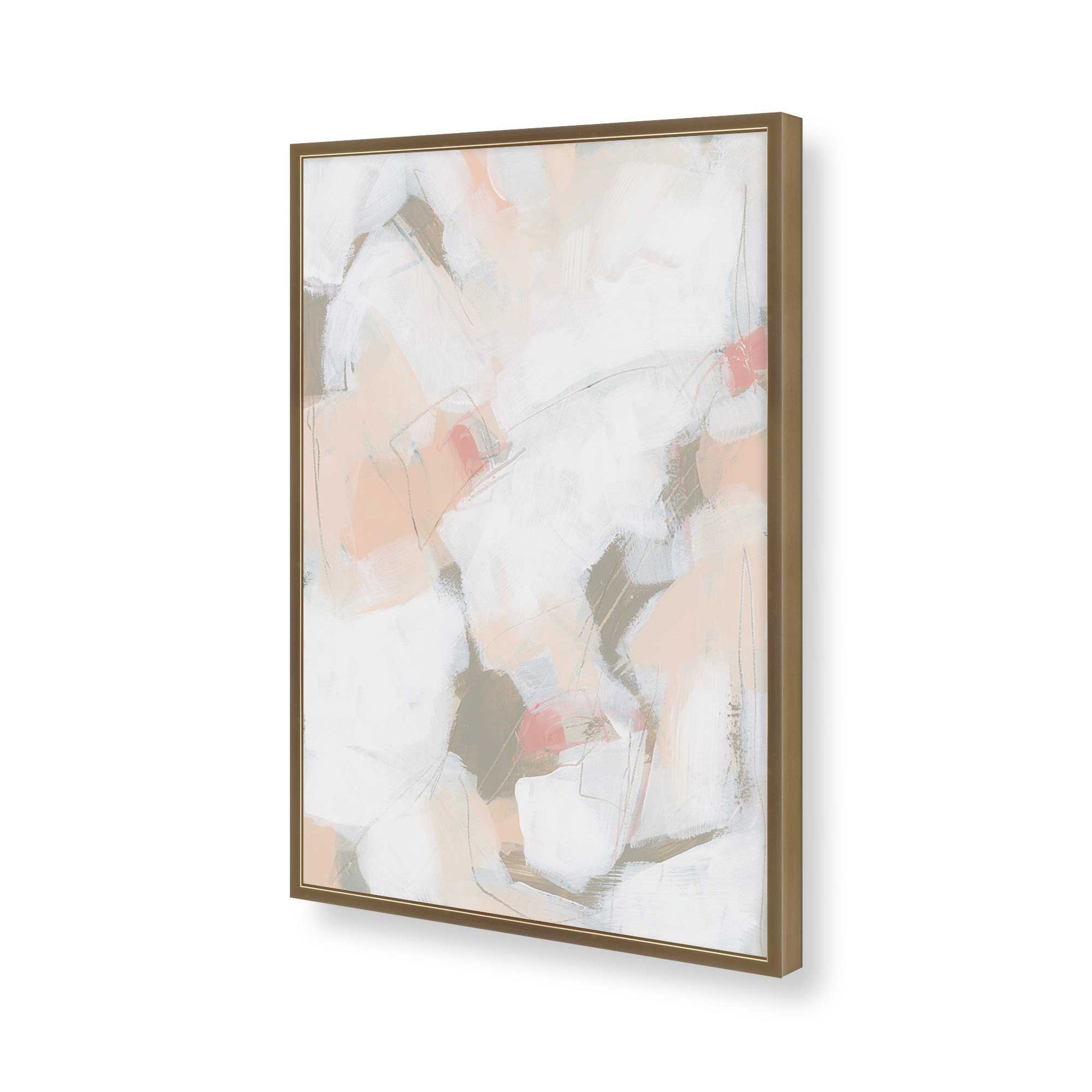 [Color:Brushed Gold], Picture of art in a Brushed Gold frame of the corner