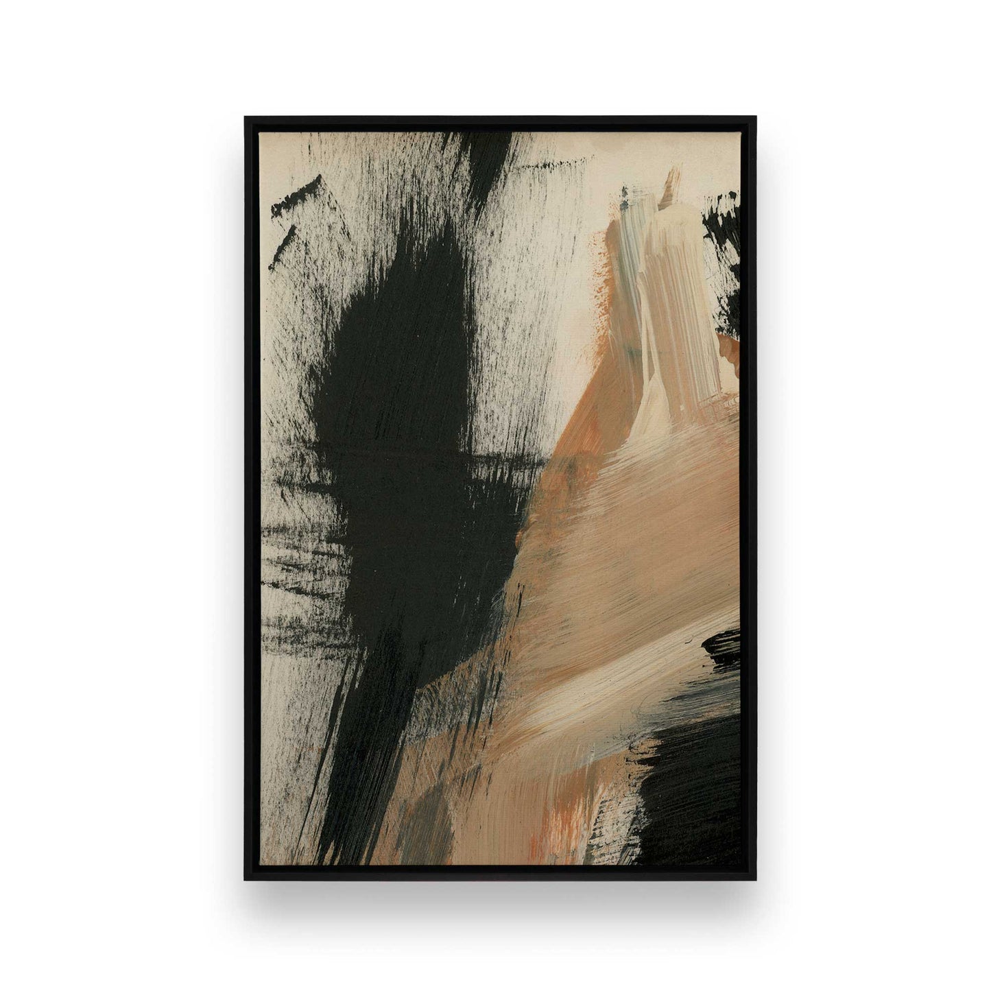 [Color:Satin Black], Picture of art in a Satin Black frame
