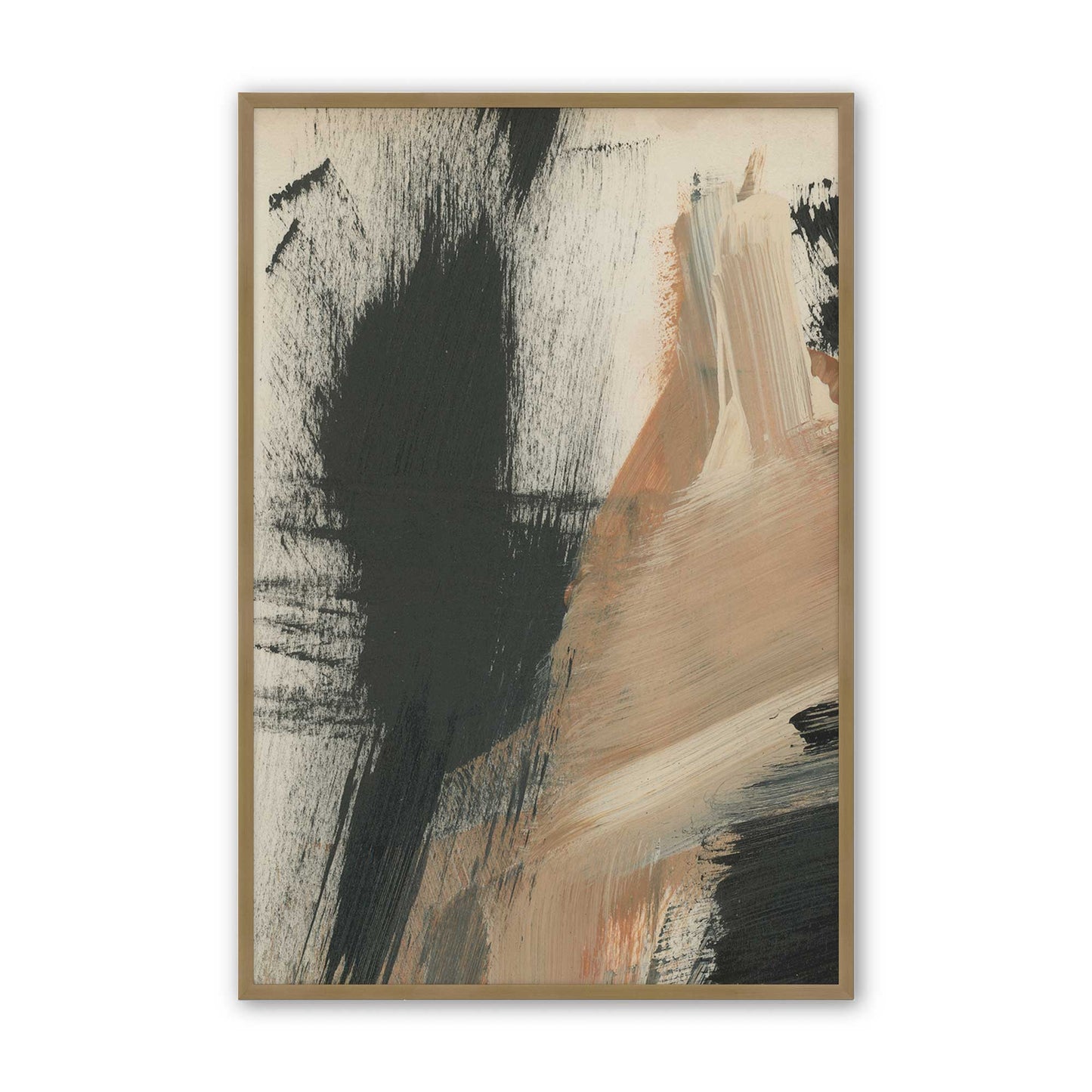 [Color:Brushed Gold], Picture of art in a Brushed Gold frame