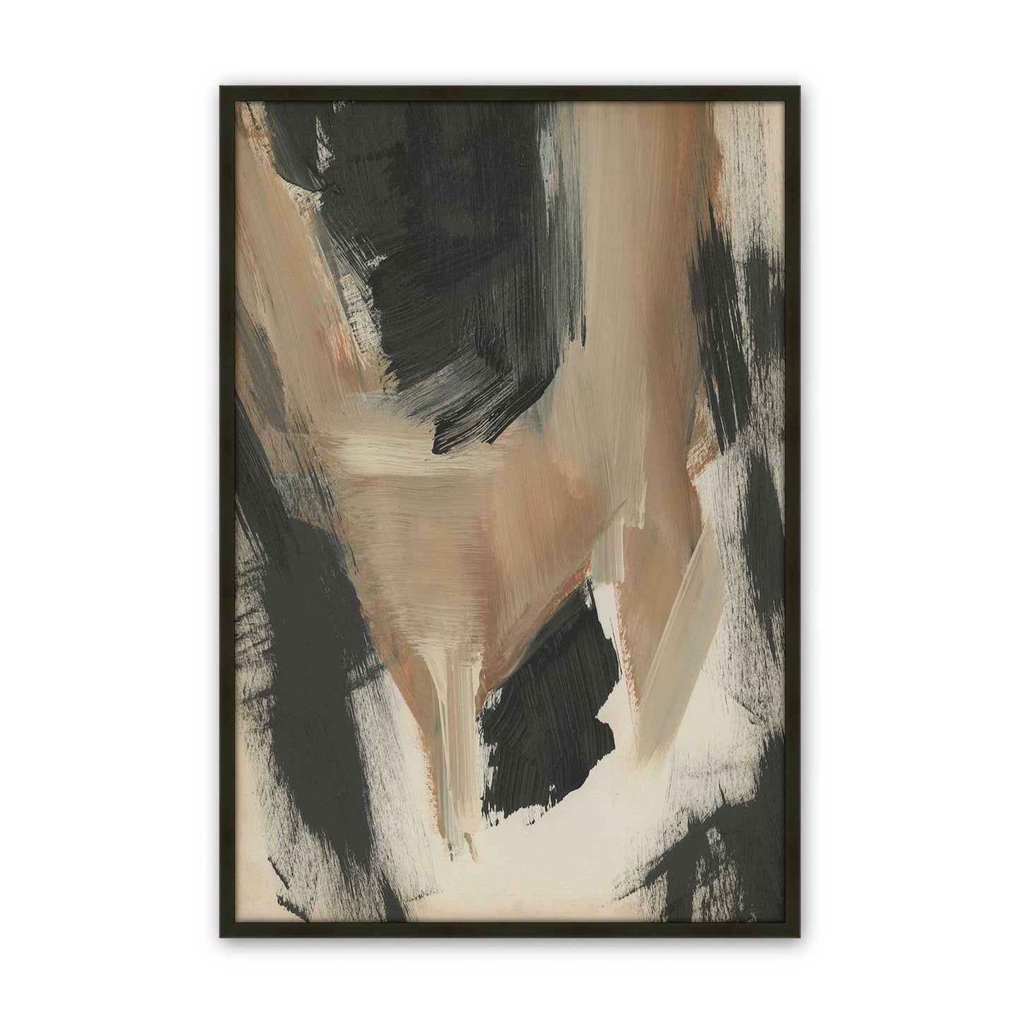 [Color:Satin Black], Picture of art in a Satin Black frame