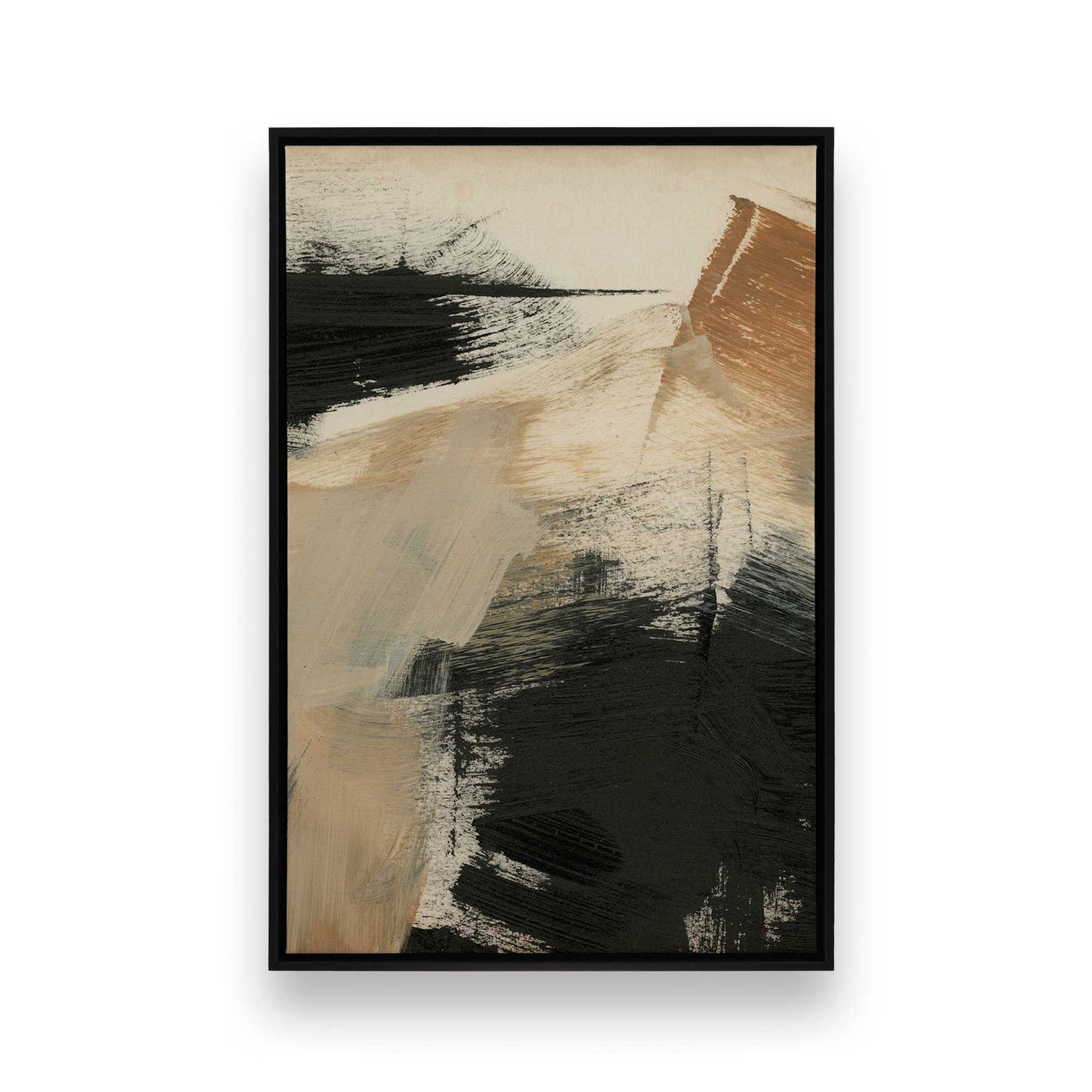 Burnt Ochre Echoes, Set of 3 Canvas Prints