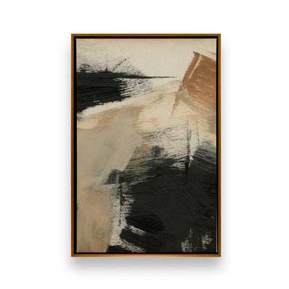 Burnt Ochre Echoes, Set of 3 Canvas Prints