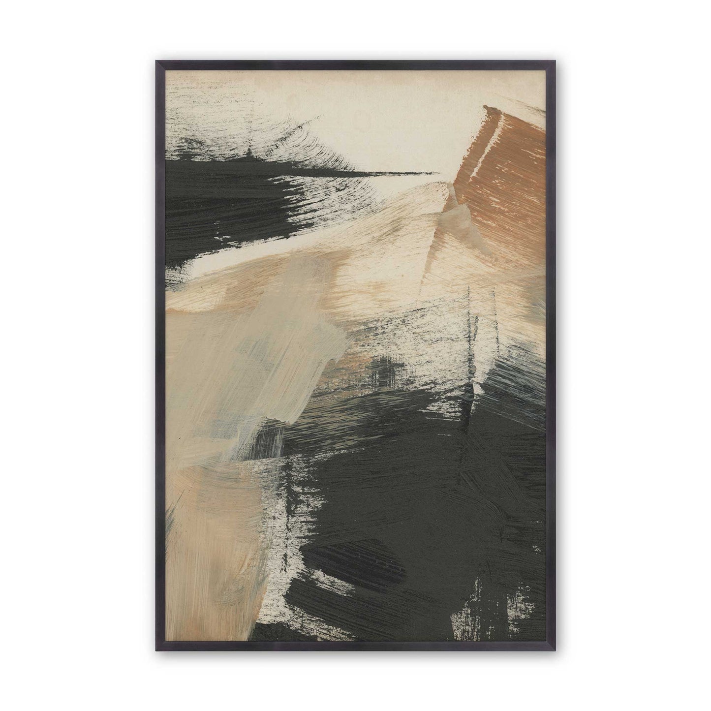 Burnt Ochre Echoes Set of 3 Art Prints