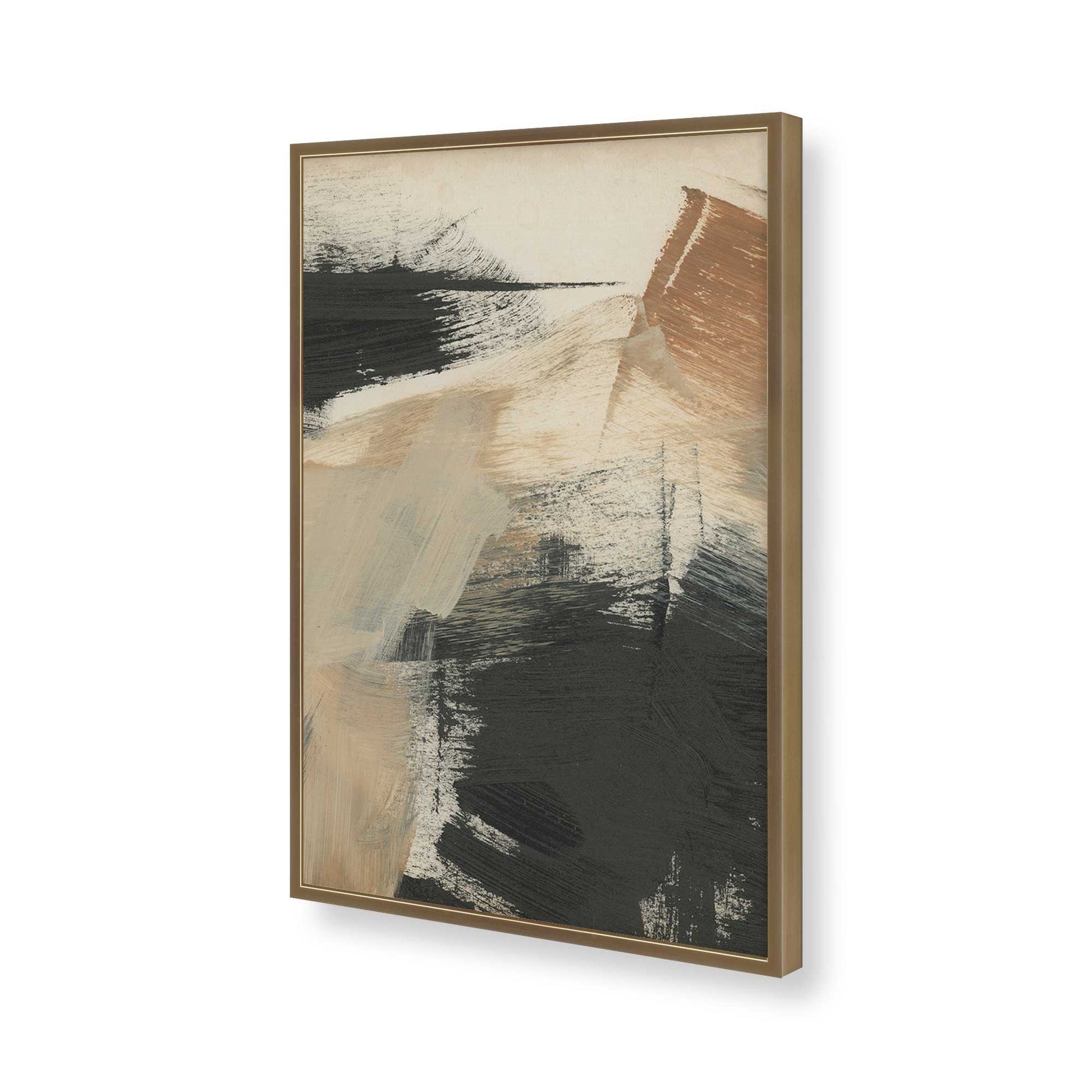 [Color:Brushed Gold], Picture of art in a Brushed Gold frame of the corner
