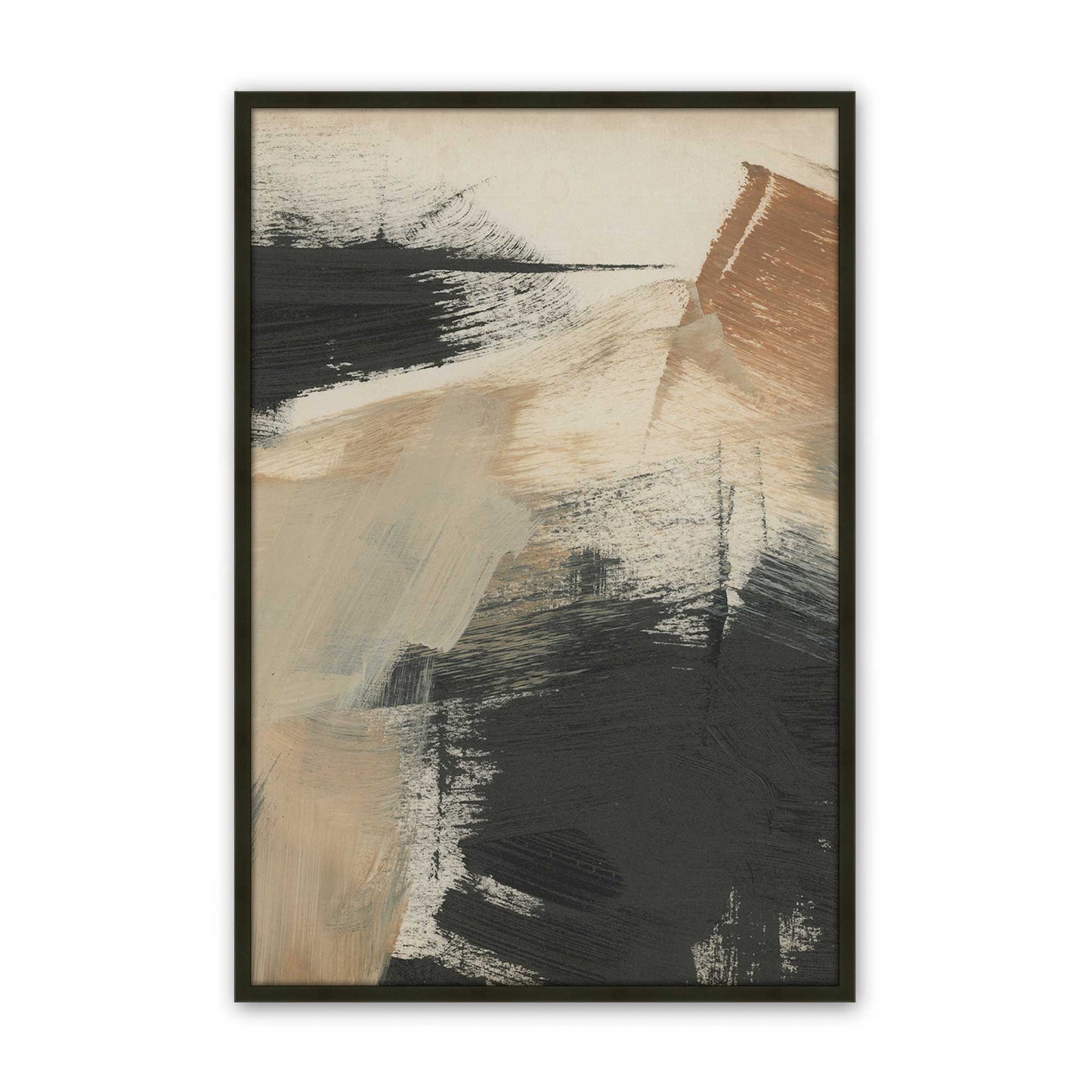 [Color:Satin Black], Picture of art in a Satin Black frame