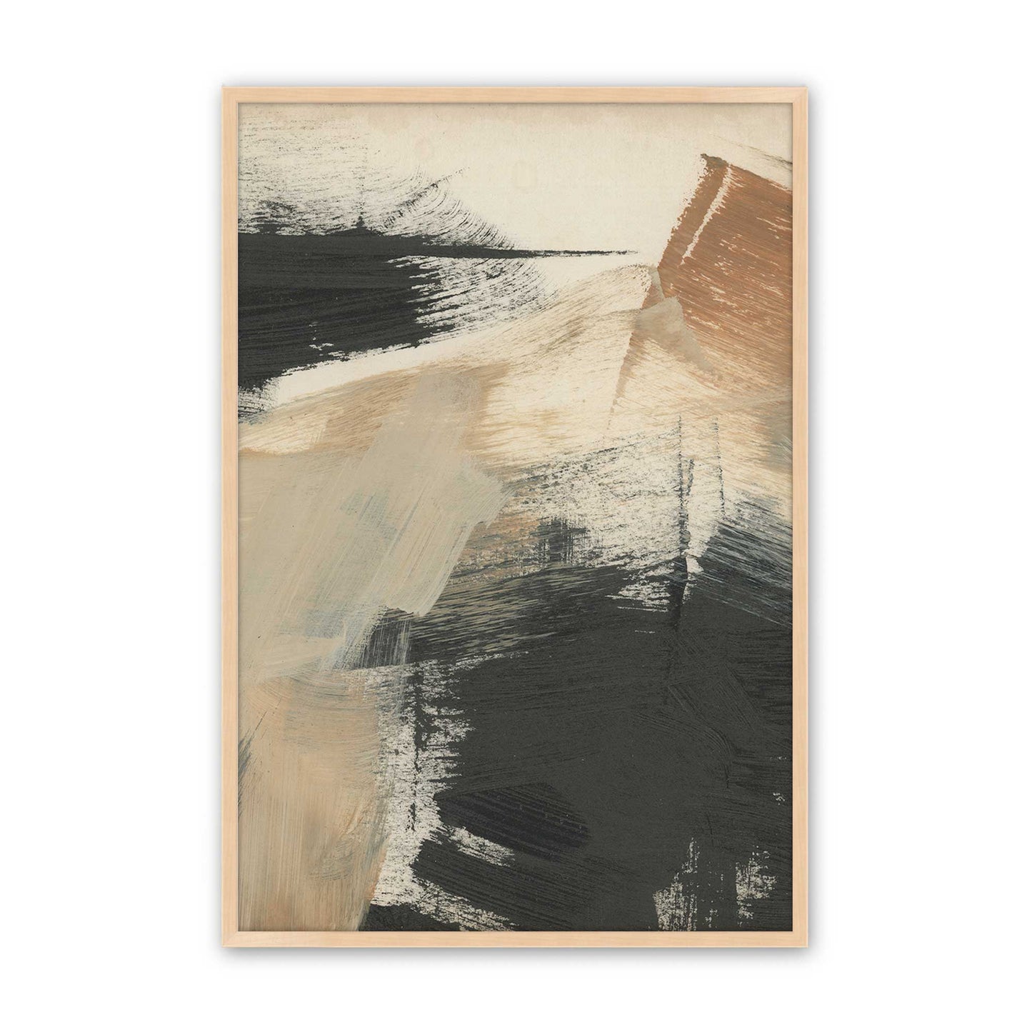 Burnt Ochre Echoes Set of 3 Art Prints